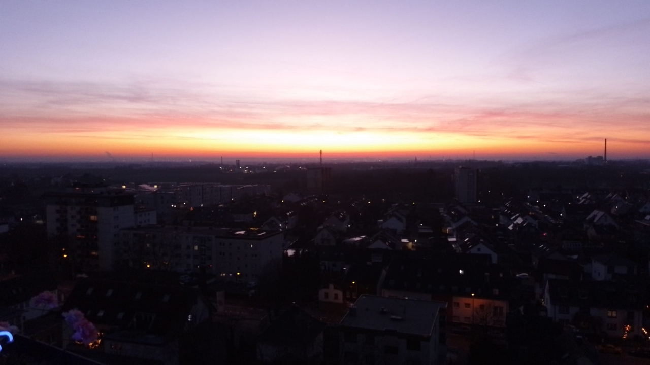 Sonnenuntergang Porz - Urbach