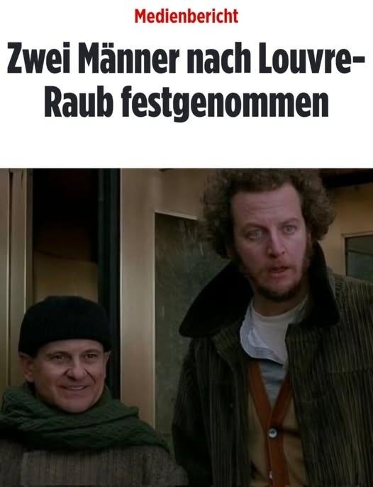 Medienbericht - Zwei Männer nach Louvre-
Raub festgenommen